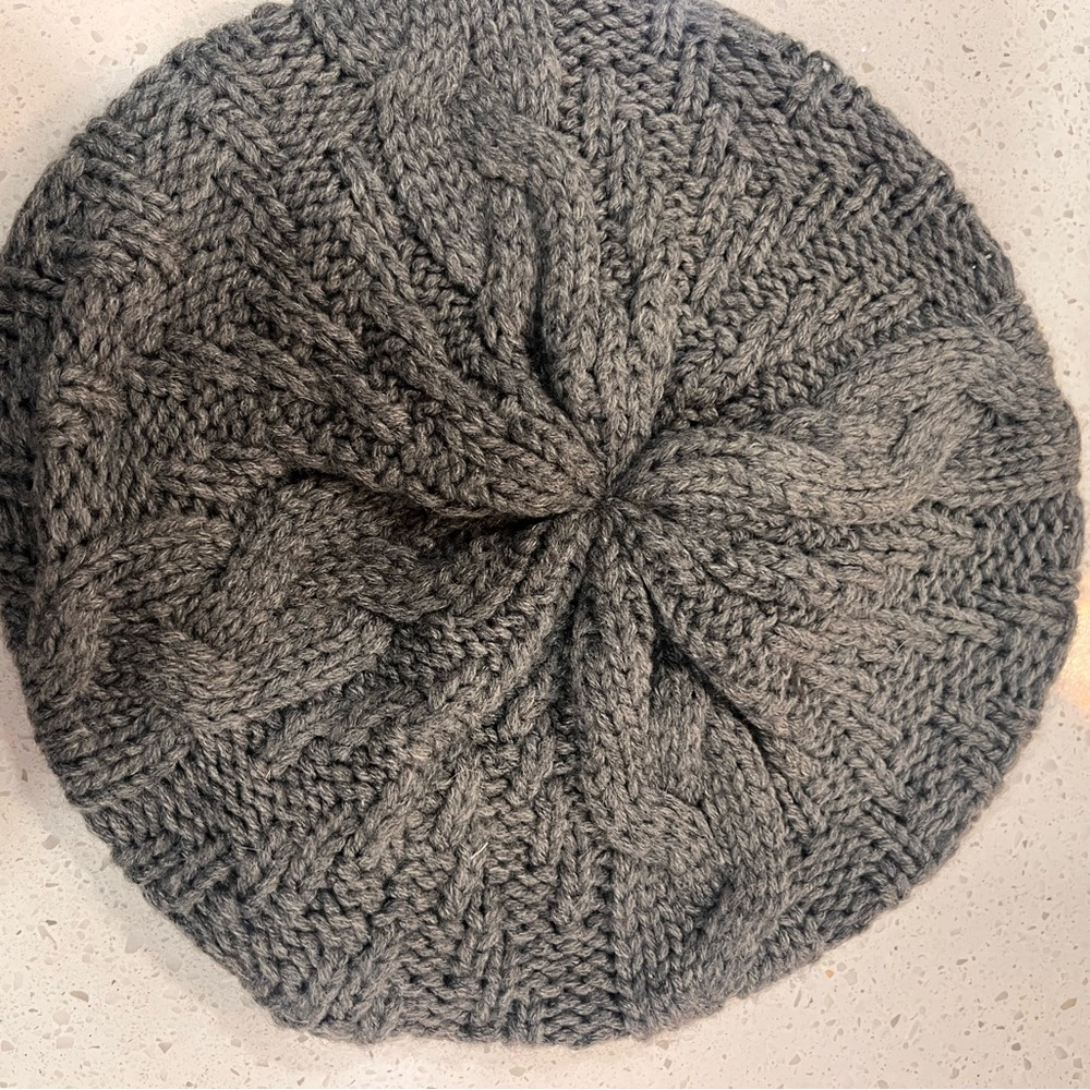 Banana Republic Charcoal Knit Hat